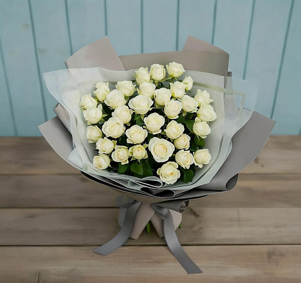 Букет Белоснежная нежность в Шатск Тульская область
