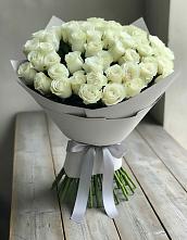 Букет 35 Белых роз в Шатск Тульская область