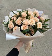 Букет Кремовые розы Латте в Шатск Тульская область