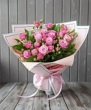 Букет Розовый кустик #REPLACE_PRED# Шатск Тульская область