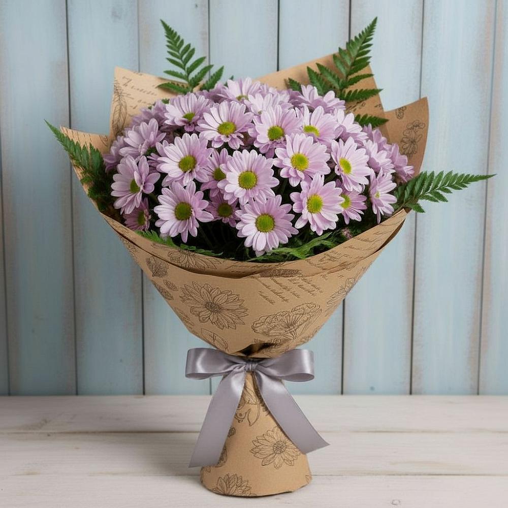 Букет цветов из: Хризантемы в Шатск Тульская область