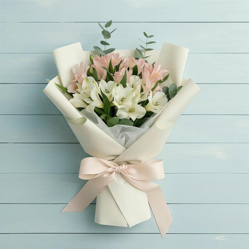 Букет цветов из: Альстромерии в Шатск Тульская область