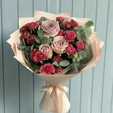 Букет цветов из:  Гвоздики и Розы #REPLACE_PRED# Шатск Тульская область
